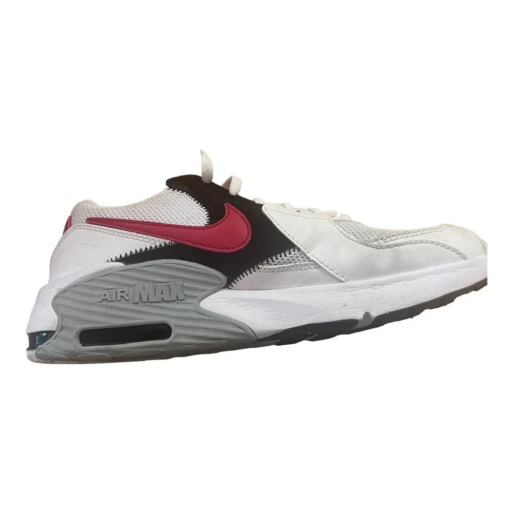 Nike Air Max Excee GS‎ White/University Red/Black Shoes - Size 6Y